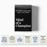 Mind of a Champion Motivational Affirmation Cards