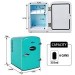 Koolatron Retro Mini 4L Portable Fridge - Aqua