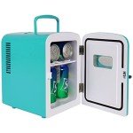 Koolatron Retro Mini 4L Portable Fridge - Aqua
