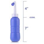 Travel Bidet Bottle for Personal Hygiene, 11" Blue