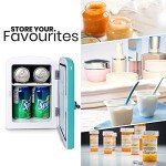 Koolatron Retro Mini 4L Portable Fridge - Aqua