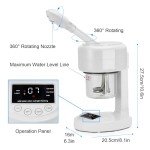 Portable Nano Ionic Facial Steamer with Rotating Arm
