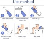 Travel Bidet Bottle for Personal Hygiene, 11" Blue