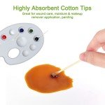 1000 Bamboo Cotton Swabs with Storage Box