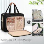 Luxury Hanging Toiletry Bag for Women - Waterproof