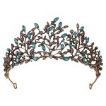 Vofler Green Queen Tiara for Women