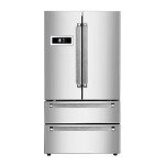 4-Pack Refrigerator Door Handle Covers - Silver Plush