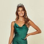 Vofler Green Queen Tiara for Women