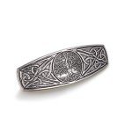 Vintage Celtic Knot Hair Clip - Antique Silver