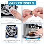 24-Piece Self-Adhesive Appliance Sliders for Kitchen