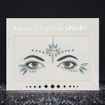Mermaid Face Gems Stickers for Makeup and Fun
