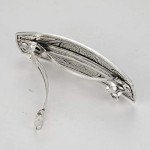 Vintage Celtic Knot Hair Clip - Antique Silver