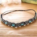 5pcs Rhinestone Beaded Hairbands for Women