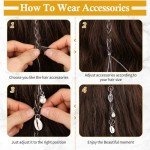 259 Pcs Silver Hair Jewelry and Accessories Set