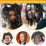 259 Pcs Silver Hair Jewelry and Accessories Set