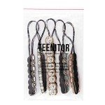 5pcs Rhinestone Beaded Hairbands for Women