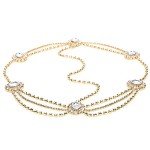 Vintage Gold Head Chain for Girls and Women