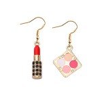 3D Lipstick Earrings for Makeup Lovers