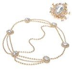 Vintage Gold Head Chain for Girls and Women