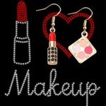 3D Lipstick Earrings for Makeup Lovers