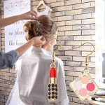 3D Lipstick Earrings for Makeup Lovers