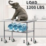 4" Prep Table Wheels with Side Brake - Set of 4