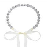 Silver Crystal Bridal Headband for Weddings