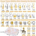 Hair Jewelry Set for Dreadlocks and Braids