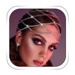 Crystal Hair Chain with Rhinestones for Women