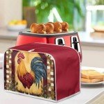 Sunflower Rooster 4-Slice Toaster Cover