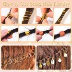 Hair Jewelry Set for Dreadlocks and Braids