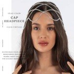 Crystal Hair Chain with Rhinestones for Women