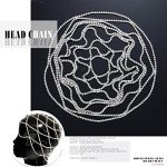 Crystal Hair Chain with Rhinestones for Women