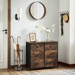 SONGMICS 6-Drawer Fabric Dresser with Wooden Top