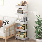 5-Tier Rolling Utility Cart for Home Organization