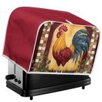 Sunflower Rooster 4-Slice Toaster Cover