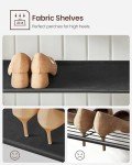 VASAGLE Entryway Bench with Shoe Storage and Hooks
