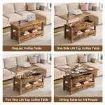 Rolanstar Multi-Function Lift Top Coffee Table
