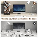 Rolanstar Rustic 4-Shelf Bookshelf with Drawer