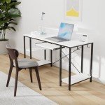 Rolanstar 55-Inch LED Desk with Power Outlets