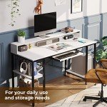Rolanstar 55-Inch LED Desk with Power Outlets