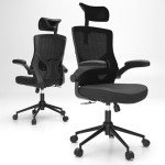 AONELAS Ergonomic Mesh Desk Chair - Black
