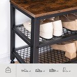 Industrial Coat Rack and Shoe Bench Set