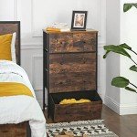 SONGMICS 5-Drawer Fabric Storage Dresser Unit