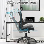AONELAS Ergonomic Mesh Desk Chair - Black