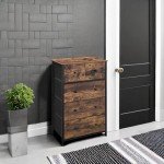 SONGMICS 5-Drawer Fabric Storage Dresser Unit