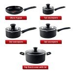 T-fal Signature Non-Stick 9pc Cookware Set