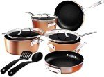 Gotham Steel 10-Piece Nonstick Cookware Set