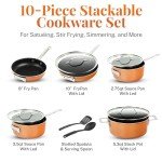 Gotham Steel 10-Piece Nonstick Cookware Set
