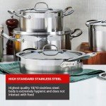 Lagostina Stainless Steel 12-Piece Cookware Set